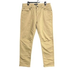 Banana Republic Khaki Chino Pants Mens 34x30 Tan Cotton Stretch Buisness Casual
